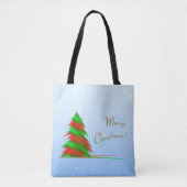 kerstboom tote bag (Voorkant)
