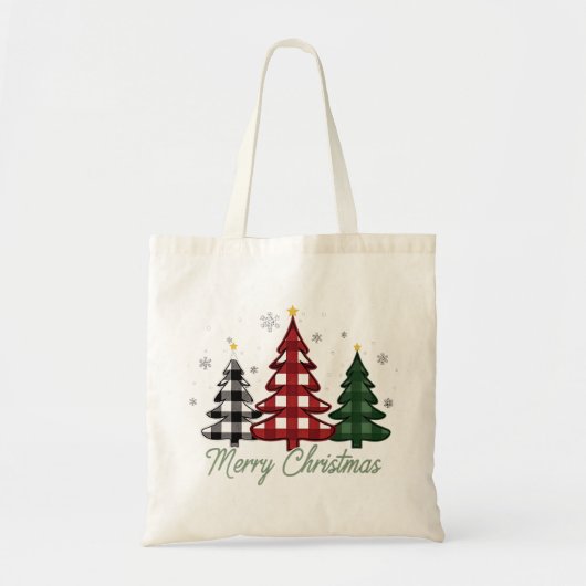 kerstboom tote bag (Voorkant)