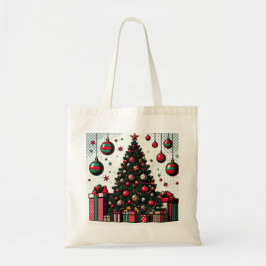 kerstboom tote bag