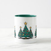 Kerstboom Trio vakantie Mok (Midden)