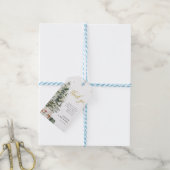 Kerstboom Trouwcadeautag Cadeaulabel (Met Touw)