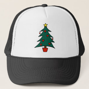 kerstboom trucker pet