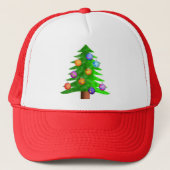 kerstboom trucker pet (Voorkant)