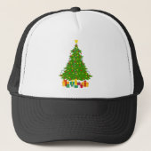 kerstboom trucker pet (Voorkant)