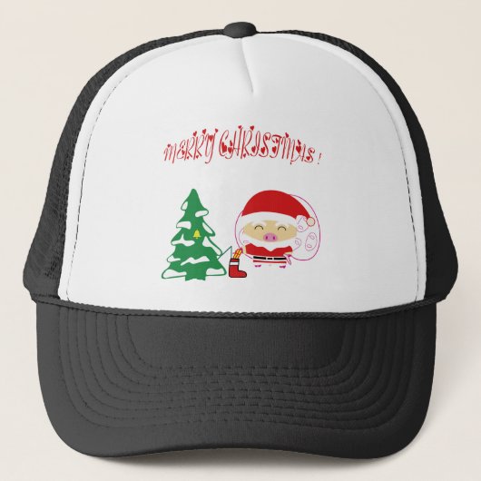 Kerstboom Trucker Pet (Voorkant)