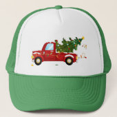kerstboom trucker pet (Voorkant)