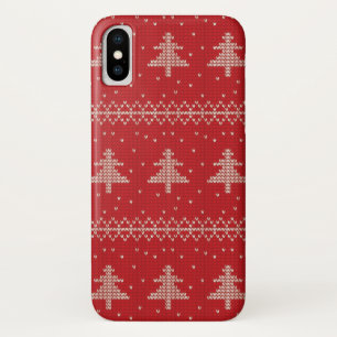 Kerstboom trui Sneeuwvlok iPhone Case