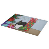 Kerstboom Tuxedo Kat Snijplank (Hoek)