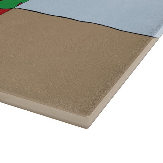 Kerstboom Tuxedo Kat Snijplank (Hoek)