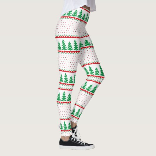 Kerstboom Ugly Sweater Reindeer Leggings (Rechts)