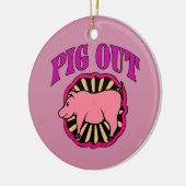 kerstboom uitdelen keramisch ornament (Links)