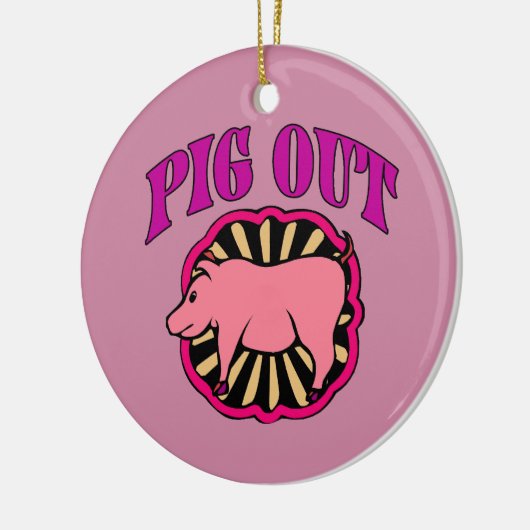 kerstboom uitdelen keramisch ornament (Links)