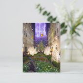 Kerstboom Uitzicht 2015 Feestdagenkaart (Staand voorkant)