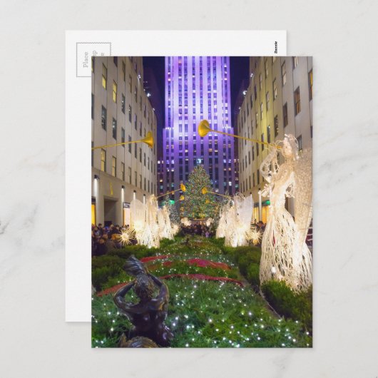 Kerstboom Uitzicht 2015 Feestdagenkaart (Voorkant / Achterkant)