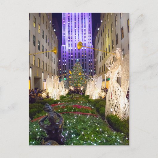 Kerstboom Uitzicht 2015 Feestdagenkaart (Voorkant)