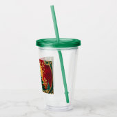 Kerstboom Vakantie Acryl Tumbler Acryl Drinkbeker (Links)