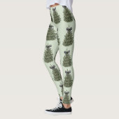 Kerstboom vakantie buigen leggings (Links)