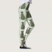 Kerstboom vakantie buigen leggings (Rechts)