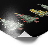 Kerstboom Vakantie Cadeau Winter Foto Afdruk (Hoek)