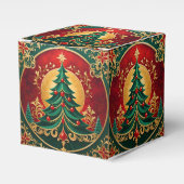 Kerstboom Vakantie Cadeaubox Bedankdoosjes (Voorkant Zijde)