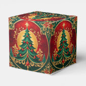 Kerstboom Vakantie Cadeaubox Bedankdoosjes (Achterkant)