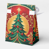 Kerstboom Vakantie Cadeaubox Bedankdoosjes (Achterkant)