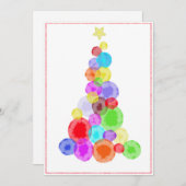 Kerstboom Vakantie Kaart (Voorkant / Achterkant)