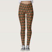 Kerstboom Vakantie Legging (Voorkant)