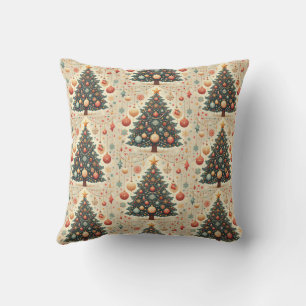 Kerstboom vakantie ontwerp decor kussen