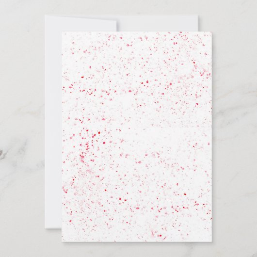 Kerstboom vakantie Open huis uitnodiging (Achterkant)