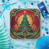 Kerstboom Vakantie Papieren Bord (Feest)