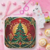 Kerstboom Vakantie Papieren Bord (Feest)