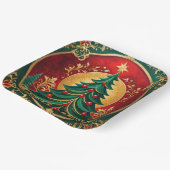 Kerstboom Vakantie Papieren Bord (Gebogen)