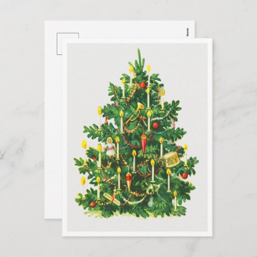 Kerstboom  Vakantie Post Kaart (Voorkant / Achterkant)