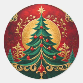 Kerstboom vakantie Sticker