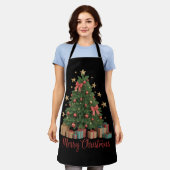 Kerstboom Vakantie Winter Geschenk Schort (Gedragen)