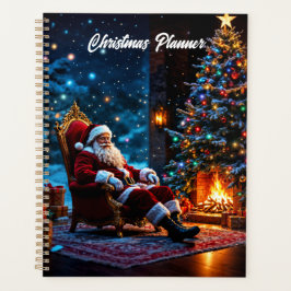 Kerstboom vakantie winter kunst schattige Kerstman Planner