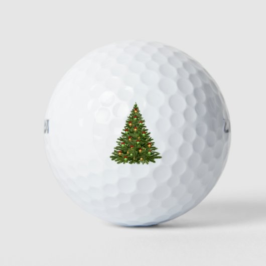 Kerstboom Vakanties Kerstmis Kerstmis Kerstbal Golfballen (Voorkant)