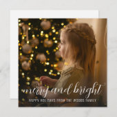 Kerstboom Vakantiewenskaart Feestdagenkaart (Voorkant / Achterkant)