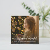 Kerstboom Vakantiewenskaart Feestdagenkaart (Staand voorkant)