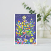 *Kerstboom van Albruno* Feestdagenkaart (Staand voorkant)