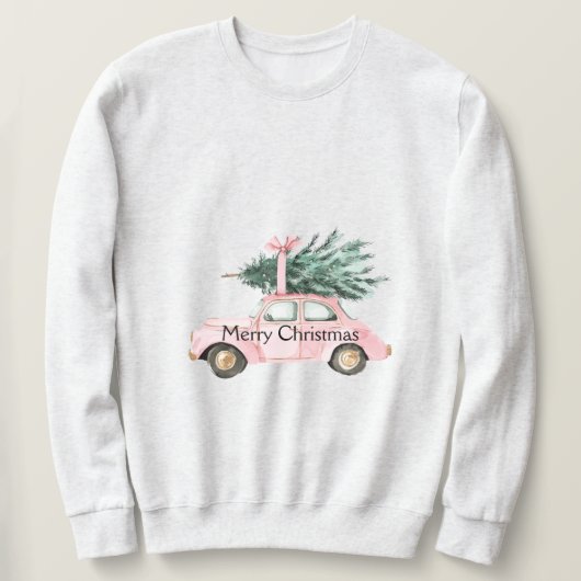 kerstboom van de auto trui (Design voorkant)