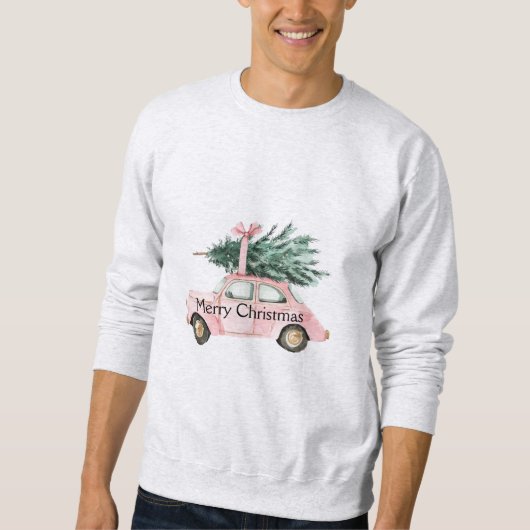 kerstboom van de auto trui (Voorkant)
