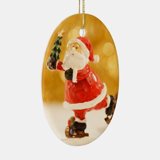 KERSTBOOM VAN DE KERSTMAN KERAMISCH ORNAMENT (Rechts)