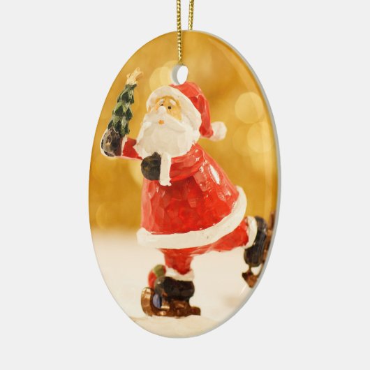 KERSTBOOM VAN DE KERSTMAN KERAMISCH ORNAMENT (Links)