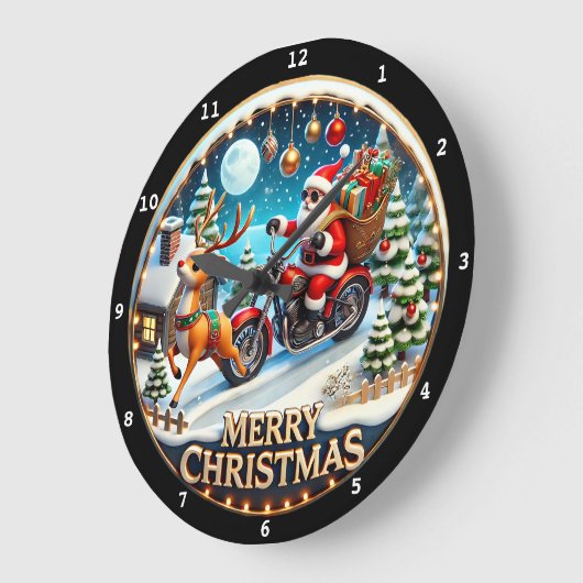 Kerstboom van de Kerstman motorfiets Grote Klok (Hoek)