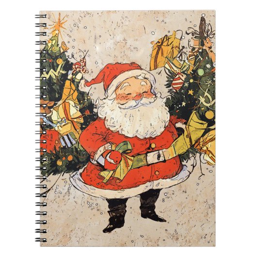 Kerstboom van de Kerstman Notitieboek (Voorkant)
