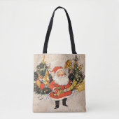 Kerstboom van de Kerstman Tote Bag (Voorkant)