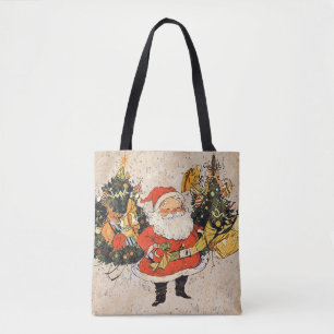 Kerstboom van de Kerstman Tote Bag