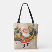 Kerstboom van de Kerstman Tote Bag (Achterkant)